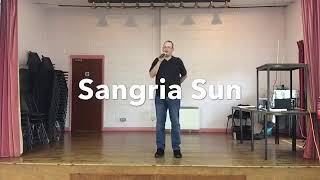 BEGINNER LINE DANCE LESSON 11 Sangria Sun [upl. by Sirob]