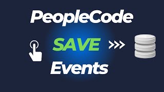 PeopleCode Save Events Tutorial  PeopleCode Events Tutorial  Episode 6  Sameer Pravin Ranalkar [upl. by Joice]