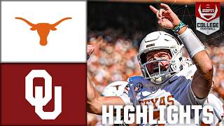 Red River Rivalry Texas Longhorns vs Oklahoma Sooners  Full Game Highlights  ESPN CFB [upl. by Fortna34]