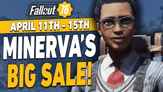 Fallout 76 Minerva Big Sale Location  April 11th  15th [upl. by Stoeber788]