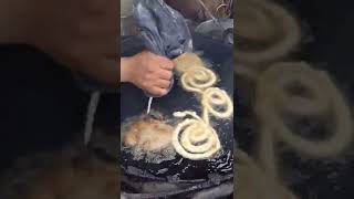 grato jalebi Making  Street Food Rawalpindi shorts indianstreetfood rawalpindistreetfood [upl. by Pavla]