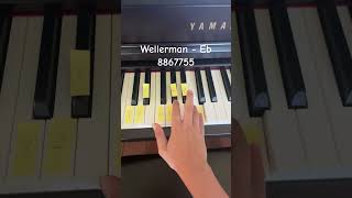 Wellerman on piano in Eb [upl. by Merchant]