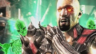 Mortal Kombat X  JaxQuan Chi Mesh Swap Intro X Ray Victory Pose Fatalities Brutality [upl. by Paff]