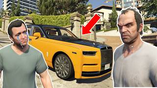 Franklin Gifted Michael A Rolls Royce  But Trevor Steals It GTA 5 [upl. by Weiser]