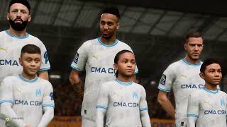 Gameplay FC 24  Montpellier Herault  Olympique de Marseille  Ligue 1  20242025 [upl. by Alber]