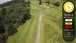 Hart Common Golf Club  hole 6 flyover [upl. by Kelcy]