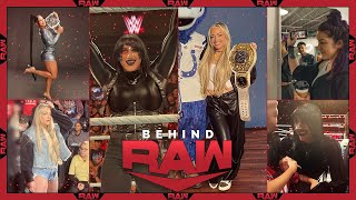 Behind RAW  WWE Superstars Behind the Scenes on Monday Night RAW RHEA RIPLEY is BACK [upl. by Ollecram839]