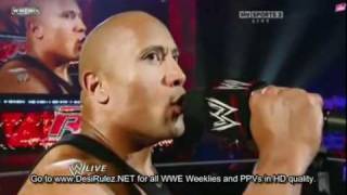 WWE Raw 2511The Rock Segment About Osama Suckss Death HQ [upl. by Dalohcin]