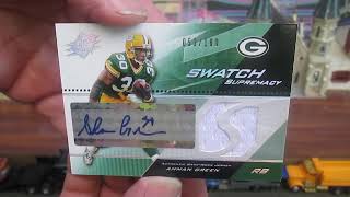 Rude Boy Yells Shut Up During Review NFL GB Packers Autographed SPx Swatch Trading Card Ahman Green [upl. by Conners163]