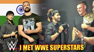 How I Met Drew McIntyre amp GUNTHER in Hyderabad WWE India WrestleChatter [upl. by Mauceri]