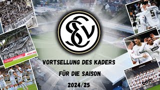 SV Elversberg ⚫⚪ Vorstellung des Kaders 202425 sve elversberg 2bundesliga team kader fussball [upl. by Wilfred]