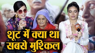 Saand Ki Aankh Taapsee Pannu amp Bhumi Pednekar reveal toughest work to do on set  Shudh Manoranjan [upl. by Imojean283]