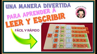 MATERIAL DIDÁCTICO PARA LECTOESCRITURA COMO ENSEÑAR A LEER Y ESCRIBIR RÁPIDO Y FÁCIL [upl. by Iahcedrom807]