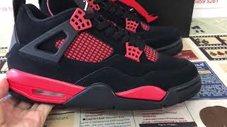 Air Jordan 4 Red Thunder Review [upl. by Quigley]