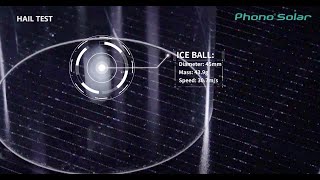 What happens when a 45mm hail stone hits a Phono double glass panel at 110kmh [upl. by Nerraj]