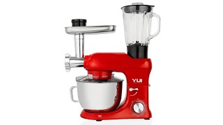 Yui M200 Multifonksiyonel 3ü Bir Arada Döküm Gövde Stand Mikser Kıyma Setli Ve Blender 1800w [upl. by Ayisan727]