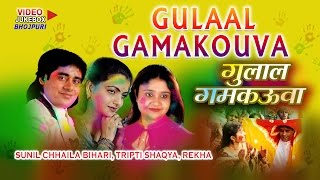 GULAAL GAMAKOUVA  VIDEO Songs Jukebox  Holi Special 2016   SUNIL CHHAILA BIHARI [upl. by Gunnar606]