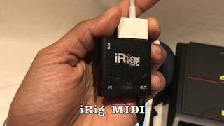 TUTO FORSCORE iPad  iRig Midi  SPDSX synchro partition  patch [upl. by Nared]