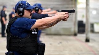 Coast Guard Station Houston Performs Firearm Training [upl. by Sallee]