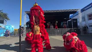 Epacs lion dance at Otara town center [upl. by Aihsotal347]