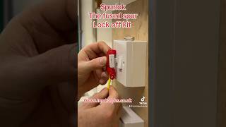 Spurlok the fused spur lock off kit a must for gas engineers plumbing electrical [upl. by Ardeid78]