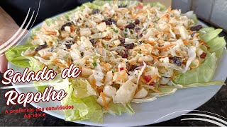 Salada agridoce de repolho com abacaxi [upl. by Laurita]