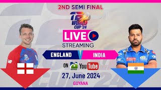 Live T20 World Cup 2024 Scorecard  India vs England  2nd Semi Final ICC Mens T20 World Cup [upl. by Maxi812]