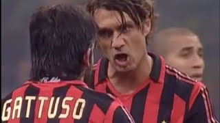 Maldini tells Gattuso to Shut Up [upl. by Fanya]