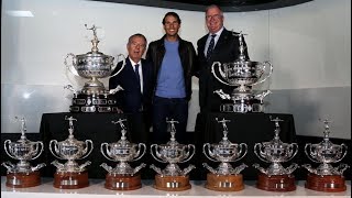 Rafa Nadal ya tiene su segundo Godó honorífico [upl. by Ahtekahs]