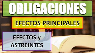 Efectos Principales de las Obligaciones [upl. by Gathard]