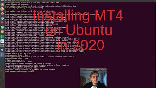 Installing MT4 on Ubuntu in 2020 [upl. by Strickler]