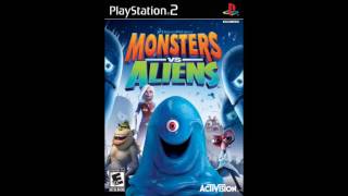 Monsters vs Aliens Game Soundtrack  Title Screen [upl. by Dona]