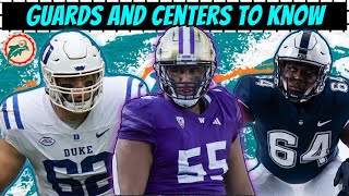 Best Interior Offensive Line Fits for the Miami Dolphins in the 2024 NFL Draft [upl. by Gnouhc]