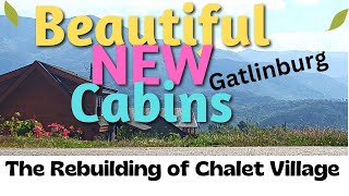 Chalet Village  New Cabins in Gatlinburg  Fall Tour  Cute Bears  Places to Stay in Gatlinburg [upl. by Epuladaugairam311]