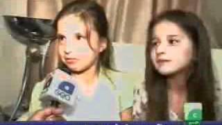 Afridi daughters in Geo News [upl. by Aznofla]