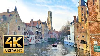 BRUGES beautiful summertour 4K  🇧🇪 BRUGGE Belgium 🇧🇪  4K UltraHD 60fps [upl. by Novahs]