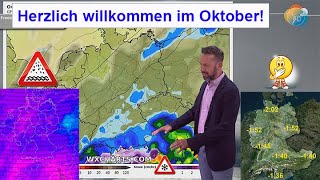 Herzlich willkommen im Oktober mit fast 2 Stunden TageslichtVerlust Wettervorhersage 01081024 [upl. by Avahc369]