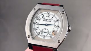 FP Journe Elegante 48mm Titanium EL TIT 48 FP Journe Watch Review [upl. by Tildi]