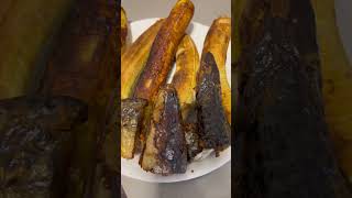 How to roast plantain with air fryer food ai lovetocookformyfamily shorts r [upl. by Aniteb]