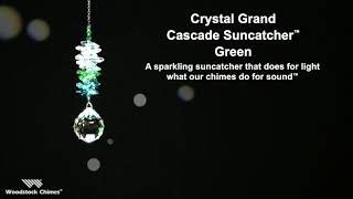 Crystal Grand Cascade Suncatcher – Green [upl. by Sherl367]