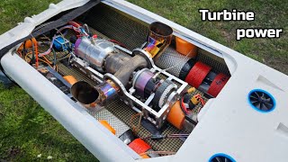 Turbine RC boat German Engineered with Awesome sound [upl. by Nnaeirual606]