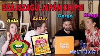 SZÁJSZAGÚ CHIPS 💩 JAPÁN ÉDESSÉG KÓSTOLÁS w Kinga Aida és ZsDav  EGYÜNK [upl. by Teri987]