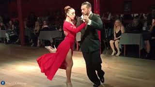 Ricardo Astrada y Constanza Vieyto Campeones 2022 bailan quotLOCAquot por Los Herederos del Compás [upl. by Neelloj]