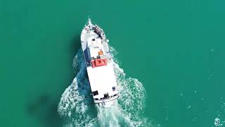 Megali beach Sidari Corfu drone footage in 4k [upl. by Renfred]