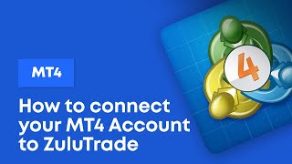 How to connect your MT4 Account to ZuluTrade  BlackBull Markets [upl. by Analiese289]