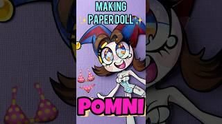 making ⭐️POMNI❤️ pApEr dOlL DIGITAL CIRCUS🎪 by ARTY PIE 🥧 Japan artchallenge handmade anime [upl. by Herrick901]