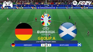 FC 24  Germany vs Scotland  UEFA EURO 2024 Gameplay Match [upl. by Loseff]