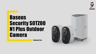 Baseus Security N1 Plus Outdoor Camera Setup and Installation Guide S0TZ00 [upl. by Ailsa432]