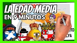 ✅ ⚔️ La EDAD MEDIA en 9 minutos  Historia reinos conquistas avances héroes y mucho más [upl. by Sarkaria23]