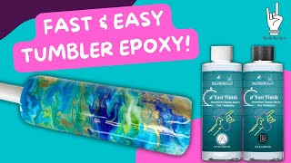 Create Stunning Tumblers Easily with Fast Finish Premium Fast Set Epoxy [upl. by Ahsemaj47]